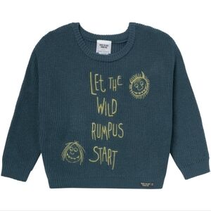 NWT 5T Gerber Modern Moments x Where the Wild Things Are Toddler Sweater Blue